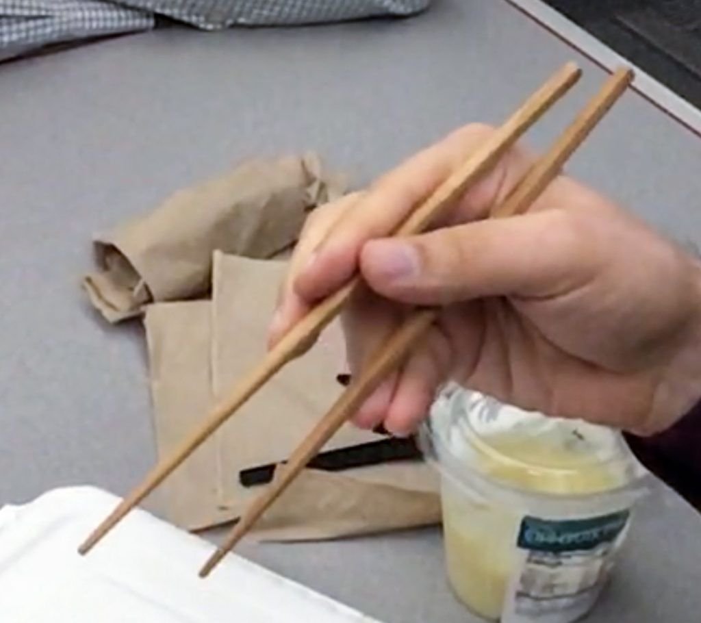 Chopsticks Marcosticks - Vulcan Grip - Open Posture