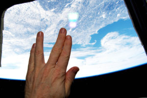 Astronaut Salutes Nimoy From Orbit International Space Station astronaut Terry Virts