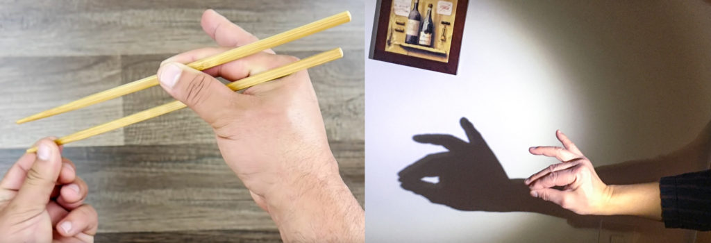 Marcosticks - Finger Pistol variant Shadow Rabbit - Compared to hand shadow rabbit - ForUsFoodies_xFRzzSF_6gk-7-IMG_8641-chopsticks