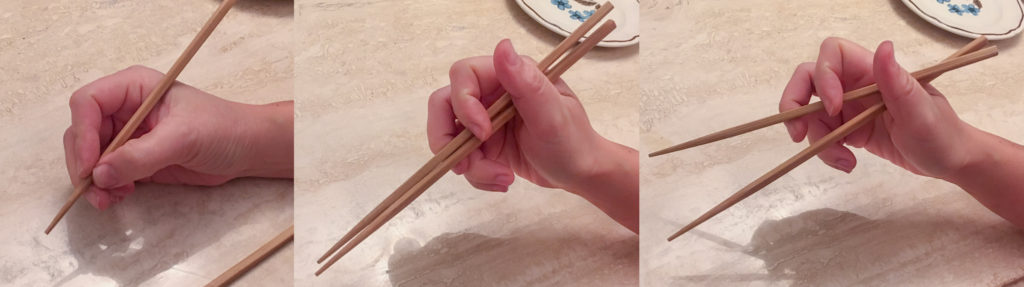 Marcosticks - Pen n chopsticks - Comparison - Dangling Stick grip - User18 - pen vs marcosticks - upper side n side views - IMG_8498_IMG_8506_IMG_8507