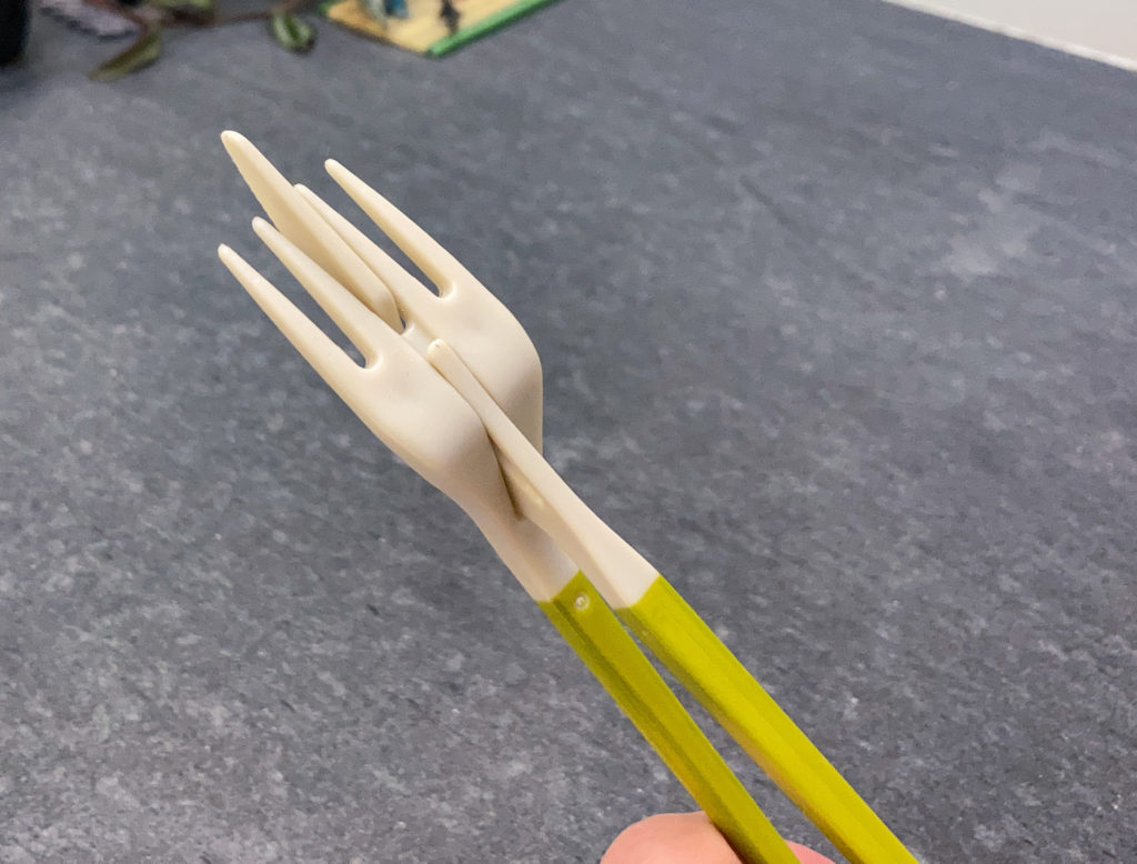 Tweezer chopsticks - Knife and Fork Marcosticks