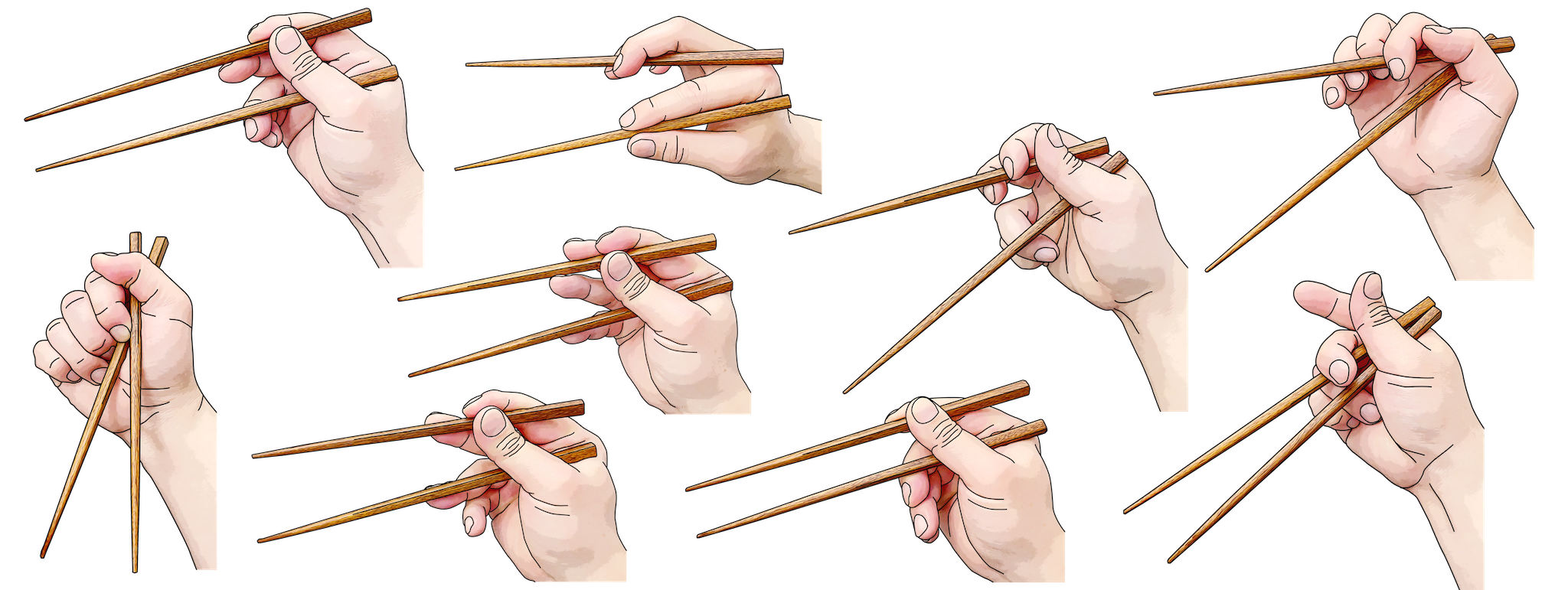 Ten thousand ways to use chopsticks Marcosticks